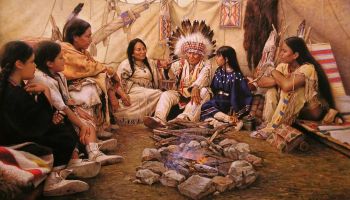 گوشه ای از اعتقادات زیبای سرخپوستان :